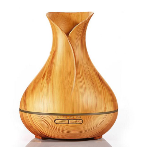 Air Humidifier with Wood Grain