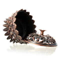 Copper Lotus Incense Burner