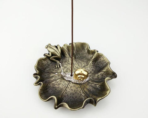 Copper Decorative Statue Inscription Incense