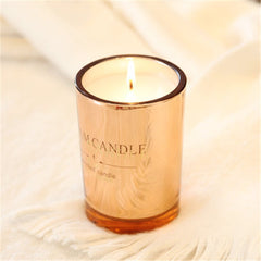 Smokeless Scented Glass Wax Candles
