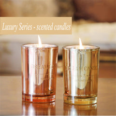 Smokeless Scented Glass Wax Candles