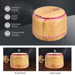 Wood Grain Cool Mist Humidifier