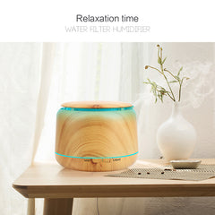 Wood Grain Cool Mist Humidifier