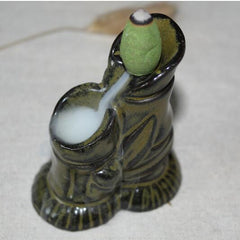 Mini Ceramics Gourd Incense Burner