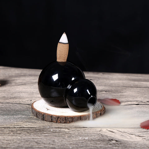 Mini Ceramics Gourd Incense Burner