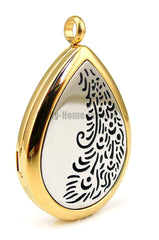 Silver Peacock Tail Locket Pendant