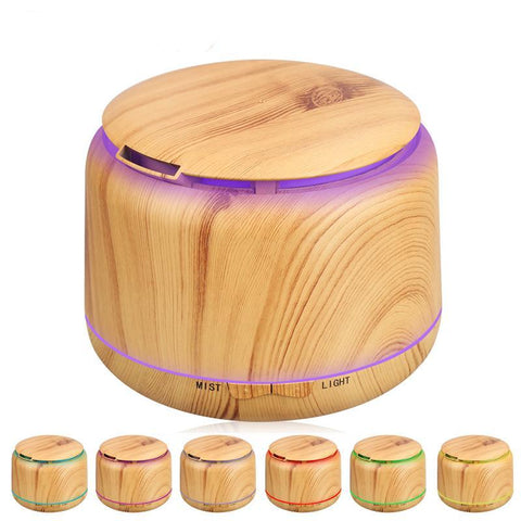 Wood Grain Cool Mist Humidifier