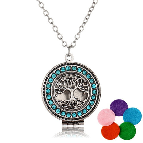Tree Life Chain Lockets Necklace