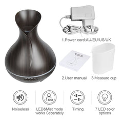 Air Humidifier with Wood Grain