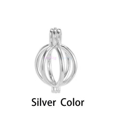 Pearl Cage Locket Pendants