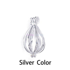 Pearl Cage Locket Pendants