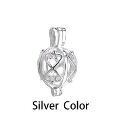Pearl Cage Locket Pendants