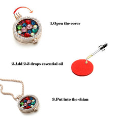 Couple Jewelry Scent Locket Tree