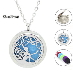 Stainless Fairy Shape Aromatherapy Pendant