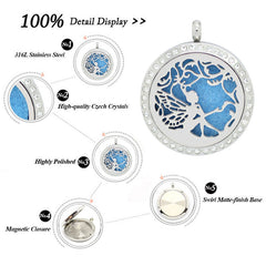 Stainless Fairy Shape Aromatherapy Pendant