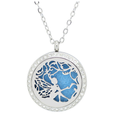Stainless Fairy Shape Aromatherapy Pendant