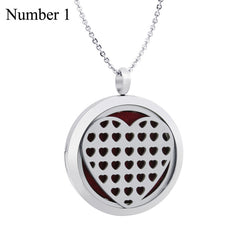 Locket Pendant Aromatherapy Stainless Steel