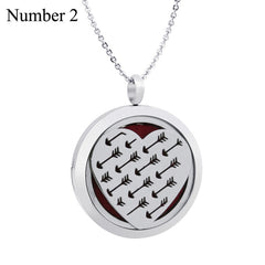 Locket Pendant Aromatherapy Stainless Steel