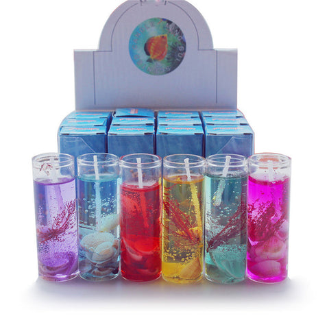 Romantic Ocean Shells Jelly Candles