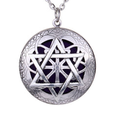 Aromatherapy Lockets Antique Silver Necklace