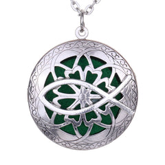 Aromatherapy Lockets Antique Silver Necklace