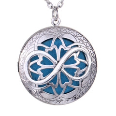 Aromatherapy Lockets Antique Silver Necklace