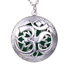 Aromatherapy Lockets Antique Silver Necklace