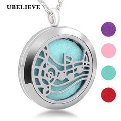 Music Note Aromatherapy Diffusing Pendant